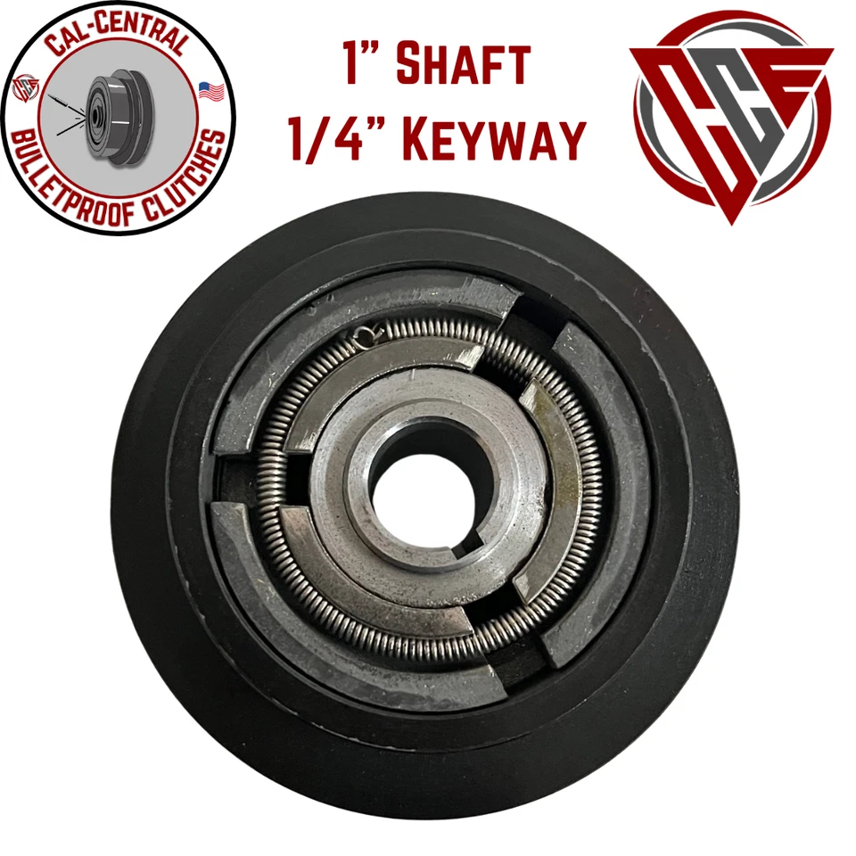 Centrifugal Clutch 5.4" (140mm) 5/8" V Belt Drive 1" Bore Plate Compactor NEW - Image 2 of 4