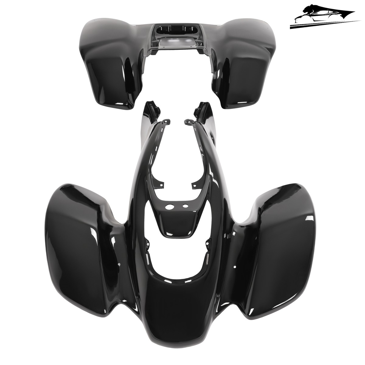 HONDA MBX 50黒 フェンダー Black Front + Rear Fender For Honda TRX 400EX 1999-2004 Plastic
