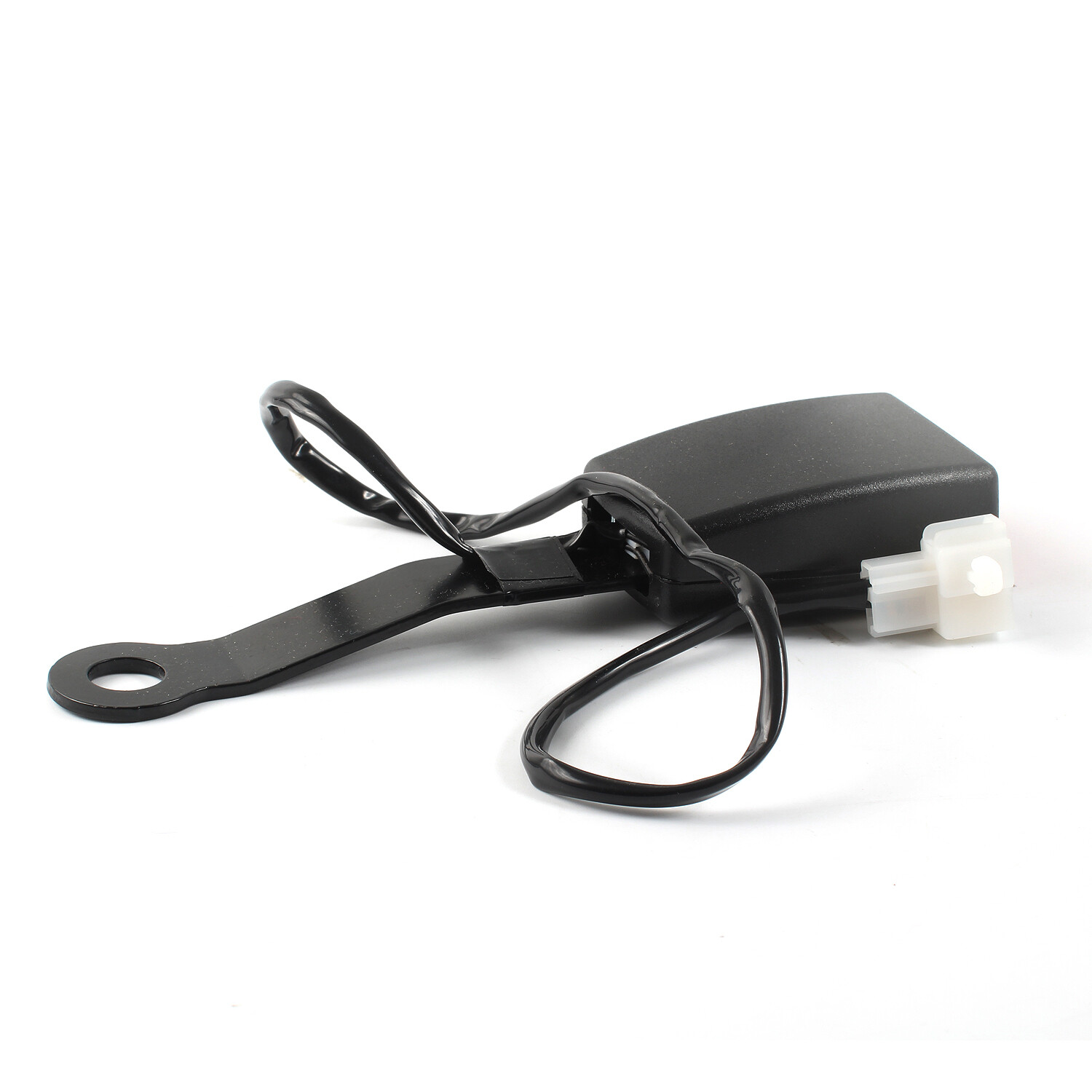 Driver Passenger Front Seat Belt Buckle Socket Plug Connector w/Warning Cable US