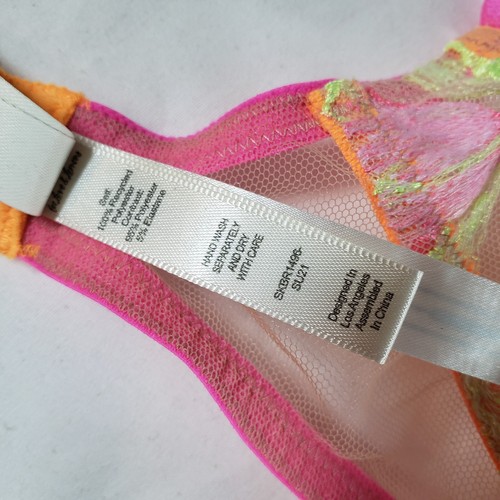 Victoria's Secret for Love and Lemons kleine Tulpe Bustier rosa orange Neon - Bild 9 von 9