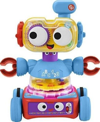 4-in-1 Robot Toy Baby Toddler and Preschool Toy with Lights Music and Smart