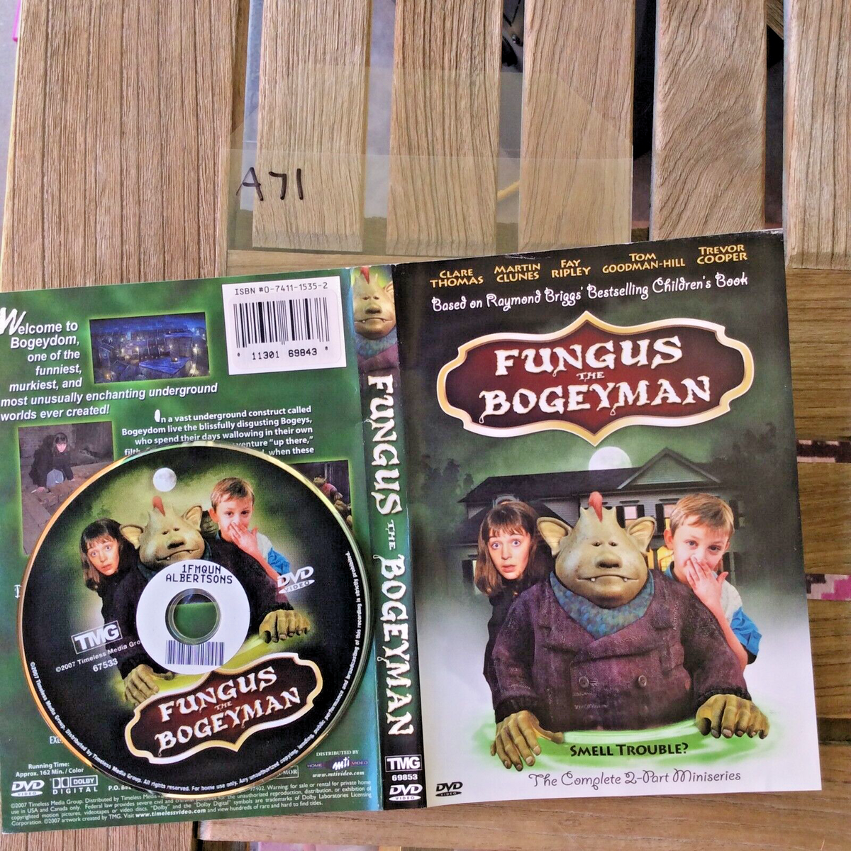 Fungus the Bogeyman (DVD, 2007, EX-Rental) No Case No Tracking