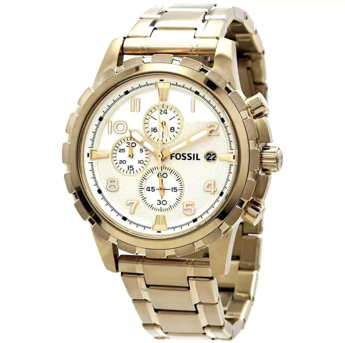 Fossil dean chronograph 2025 stainless steel watch