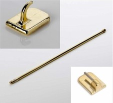 Extendable Brass Round Net Rod Lightweight Windows Curtain Rail Pole
