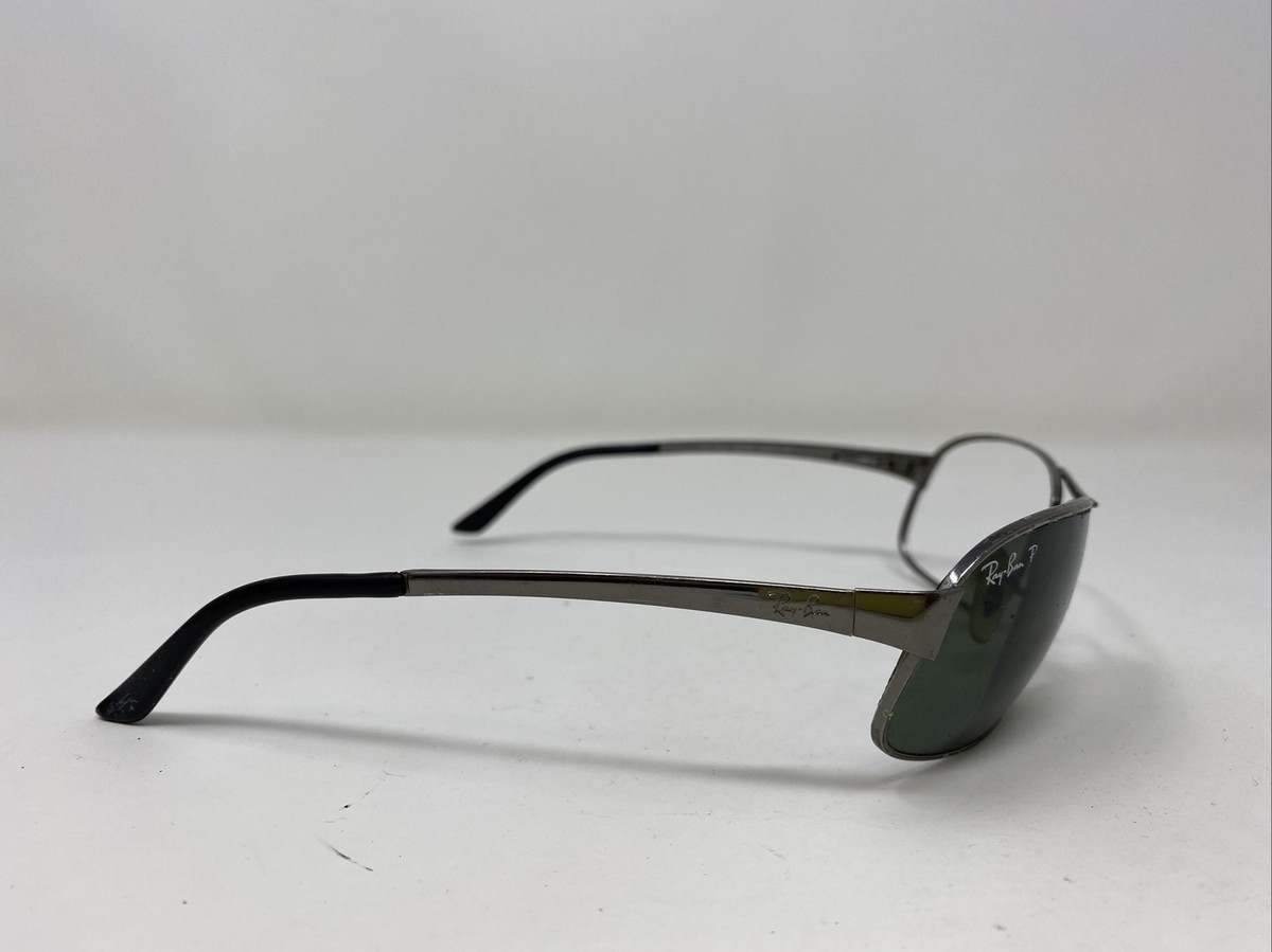Ray Ban Sunglasses Frames RB 3443 004/58 Silver/Black 63-12 3P