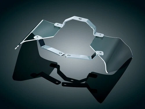 Deflectores de calor protectores de calor para silla de montar de humo Kuryakyn 1186 Foto 3 de 3