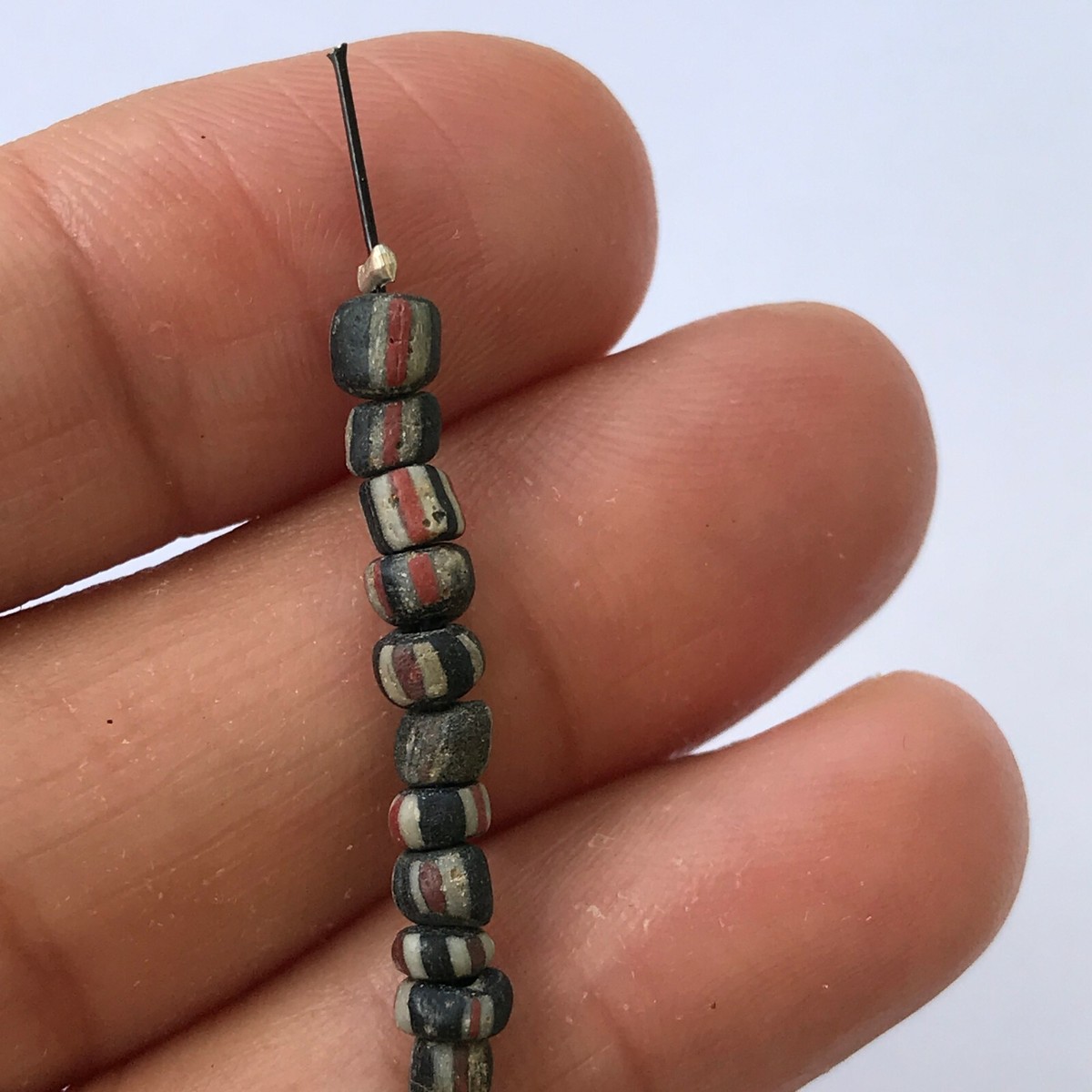 23 RARE ANCIENT TINY INDO-PACIFIC TRADE GLASS SEED BEADS #Au008 | eBay