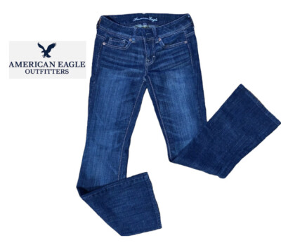 American Eagle Womens Stretch Original Boot Denim Jeans Waist 30'' Inseam 31''