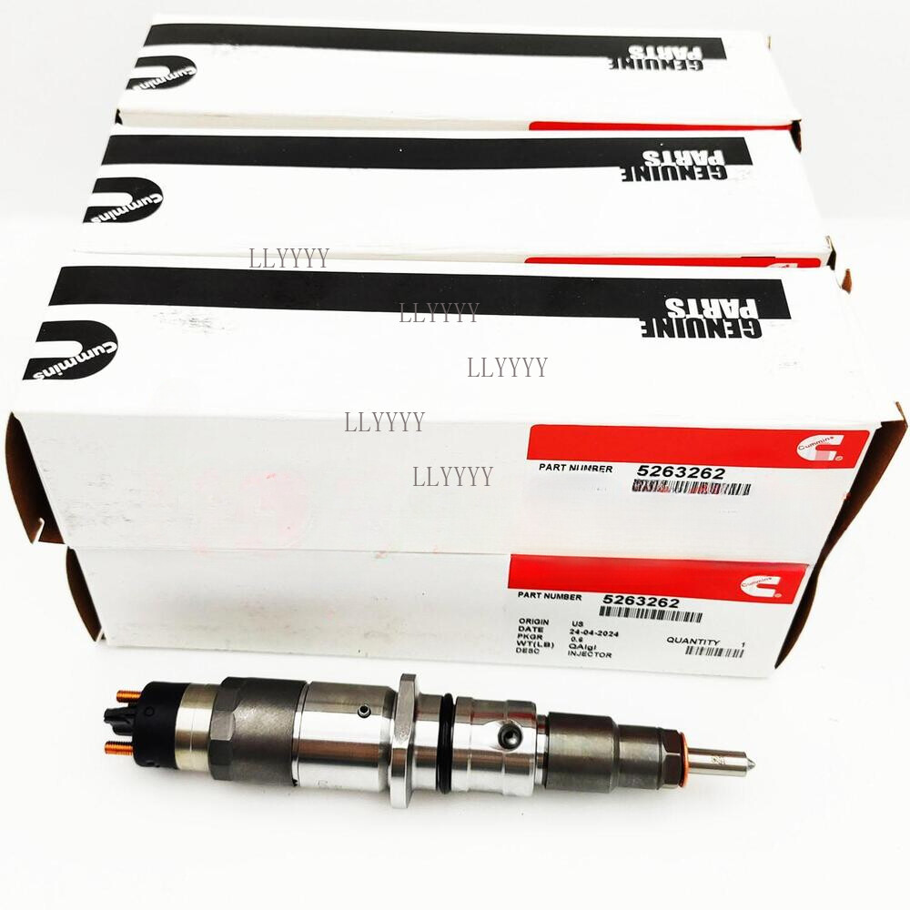6X Fuel Injector 5263262 0445120231 For Komatsu PC200-8 Cummins