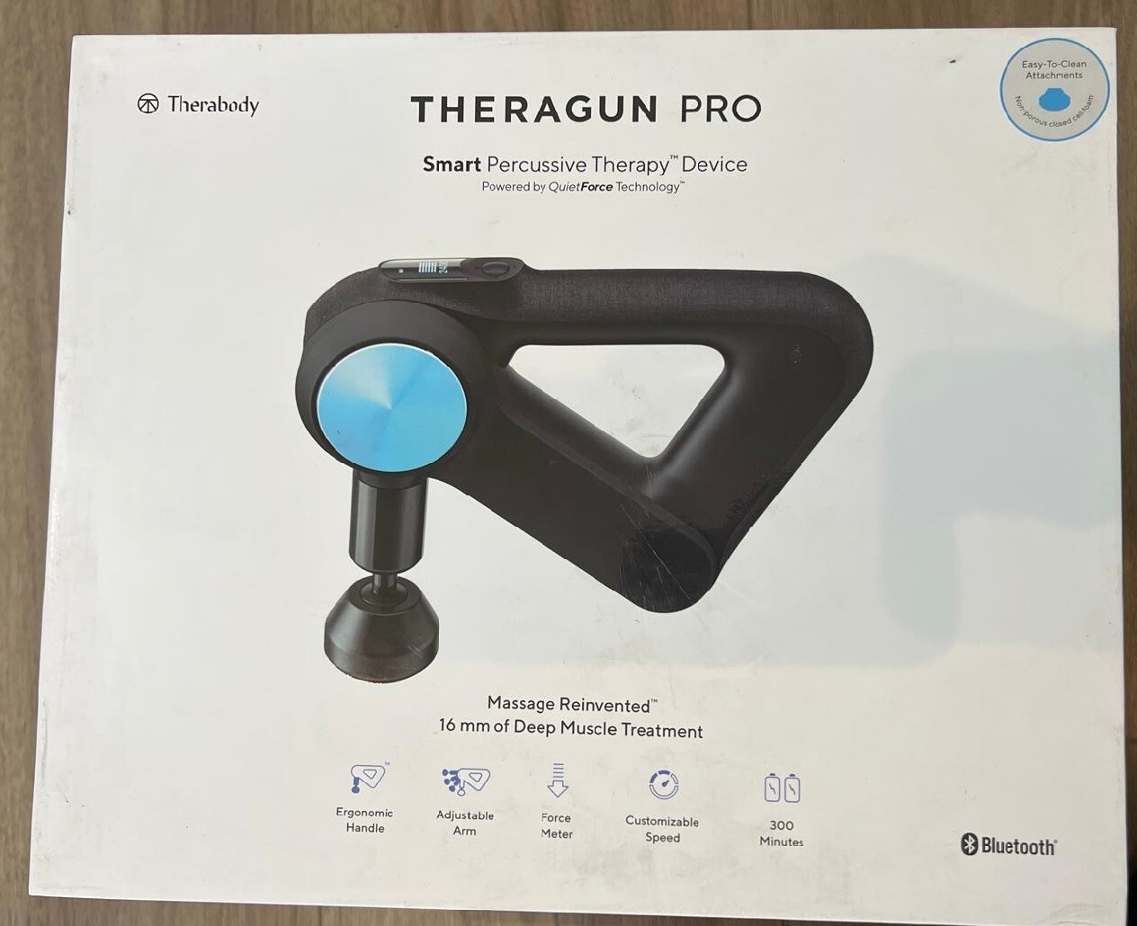 Masajeador de percusión portátil Therabody Theragun PRO Gen 4 - Caja abierta