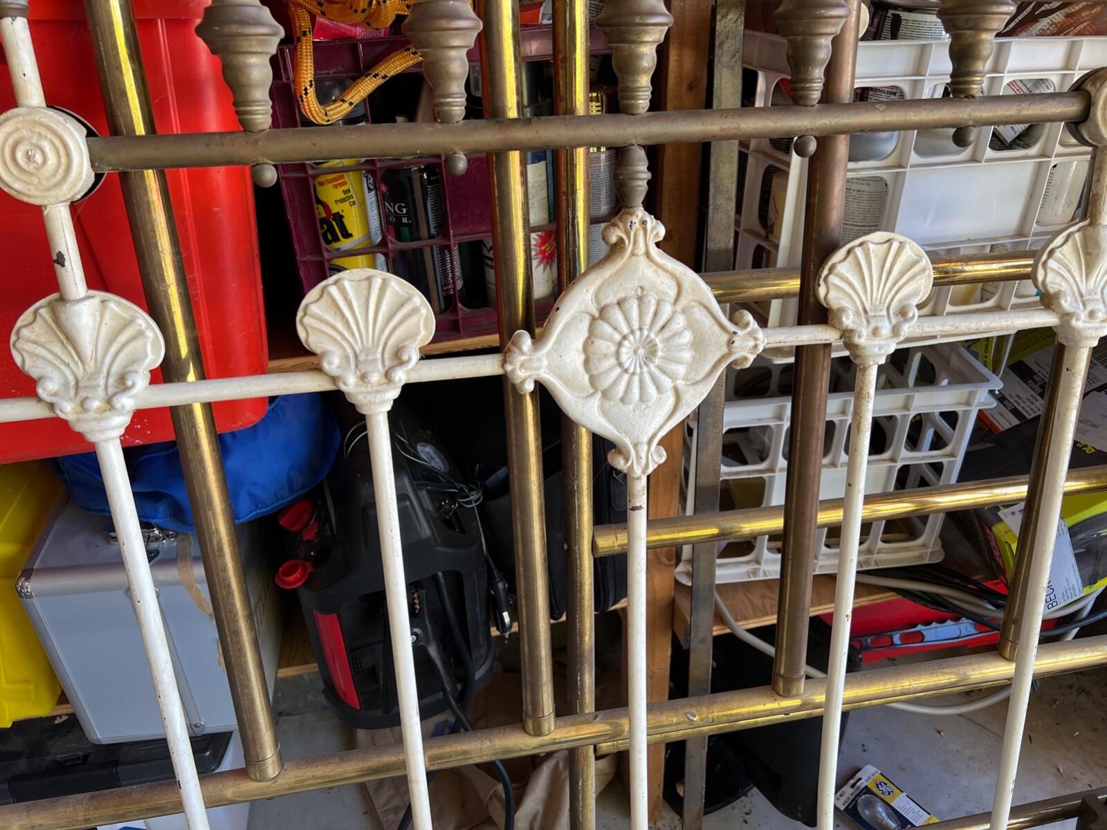 Antique Full Double Brass Bed Frame Early 1900's Two beds for sale