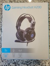 HP Gaming Headset H200 High Quality Stereo Sound W Mic Volume Control-Black