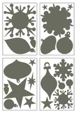 BasicGrey, Figgy Pudding Collection, Holiday Ornaments Chipboard, Christmas