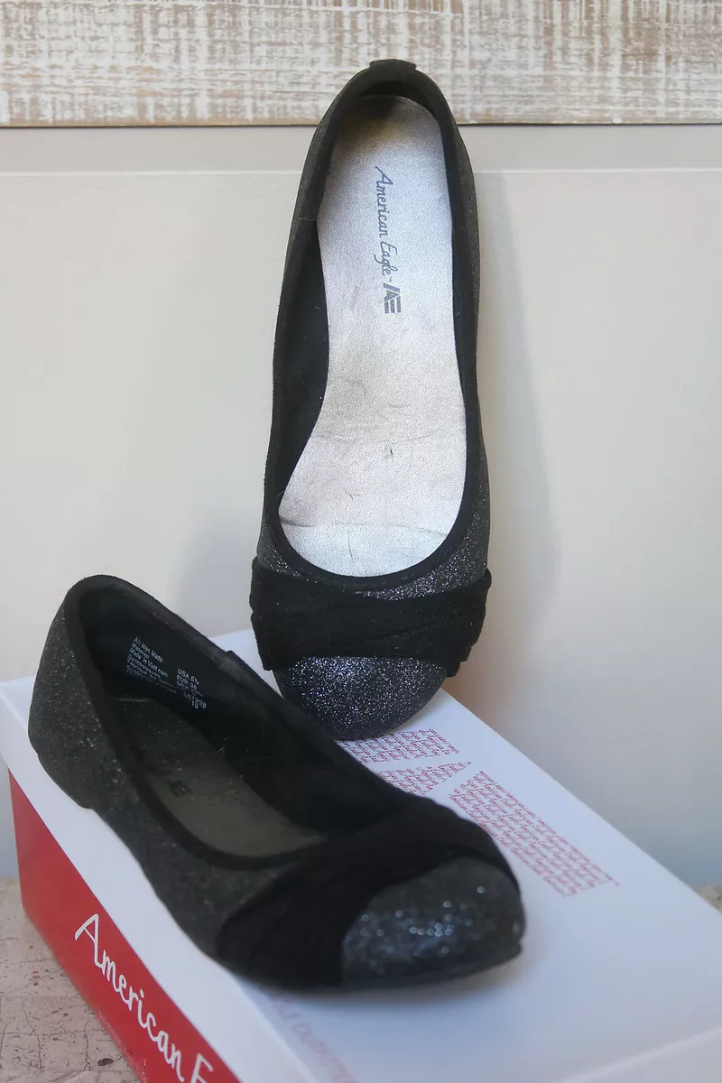 American eagle outlet glitter flats
