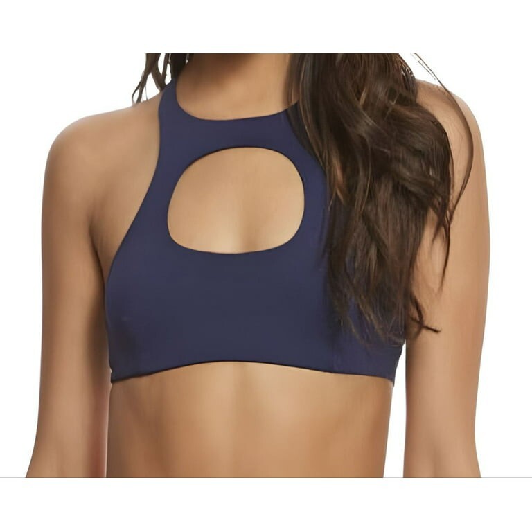 Rip Curl Mirage Essential High Neck Bikini Top Reversible Navy