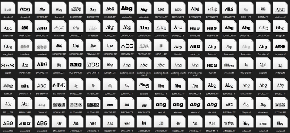 1500 Professional TrueType Fonts - Works with Windows, Mac & Linux .TTF CD-ROM - Image 3 of 4