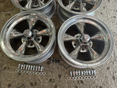 4) REAL 15x7 Vintage American Racing Torq - Thrust “D” Crows Feet