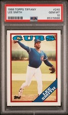 1988 Topps Tiffany #240 Lee Smith - PSA 10