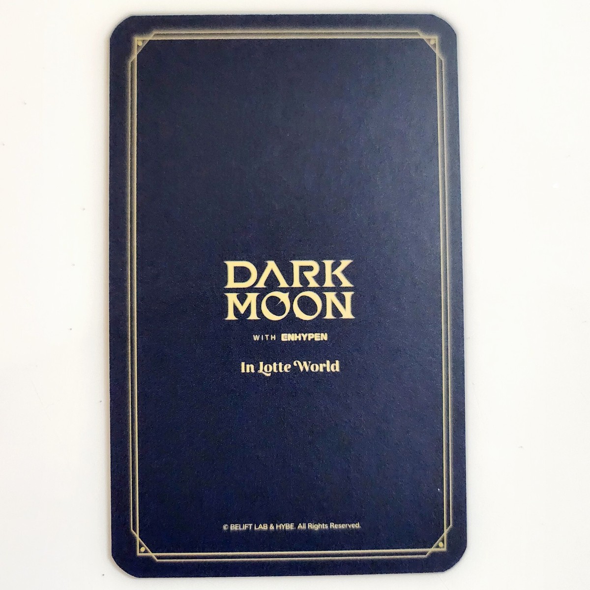 ENHYPEN DARKMOON LOTTE WORLD Official Webtoon Manga ID Photocard