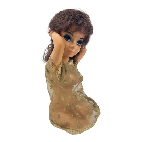 VINTAGE 1960'S SEXY DOLL /SEXY SUSIE AM TRANSISTOR RADIO WORKS!! SEE! RARE PINUP - Picture 7 of 9