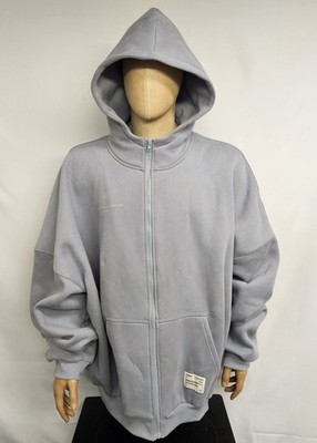 Comfrt Affirmation Vol 9 Full Zip Fleece Hoodie Slate Gray Size 3X-Large 