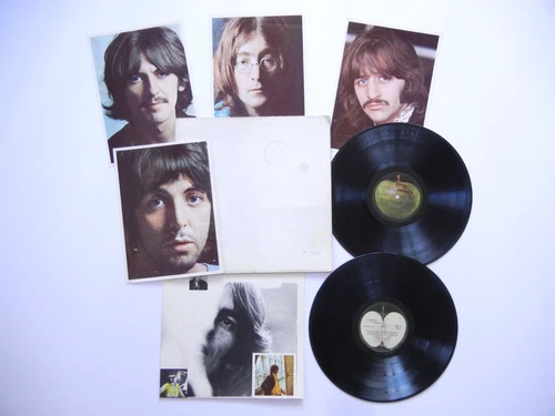 The Beatles White Album Original Numbered w/4 Photos & Poster 1968 Apple 2LP