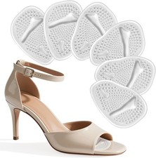 Professional Metatarsal Pads Women, 6 Pcs Ball of Foot Cushions for Women, High