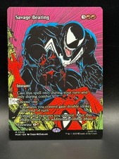 Savage Beating (Borderless) 26 Marvel Universe Eternal-Legal MTG NM