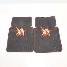 2 Vintage Plasticolor Betty Boop Rubber Car Floor Mat Front Set