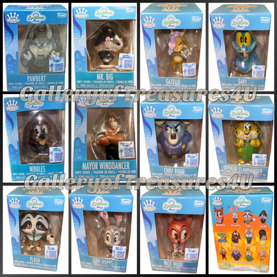 Disney Zootopia 2 Funko Minis Gary Nibbles Pawbert Big Judy Nick
