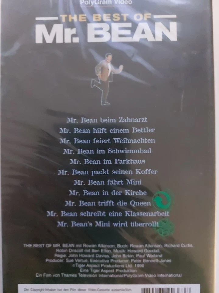 VHS Videokassette OVP, The Best Of Mr Bean, Original mit Untertiteln - Bild 3 von 4