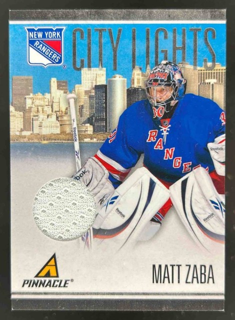 2010-11 PINNACLE MATT ZABA #51 CITY LIGHTS MATERIALS /499 RC ROOKIE ROOKIE MEM