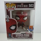 Funko Pop Marvel Spider-Man PS4 Spider Punk PX Exclusive 503 w/Protector
