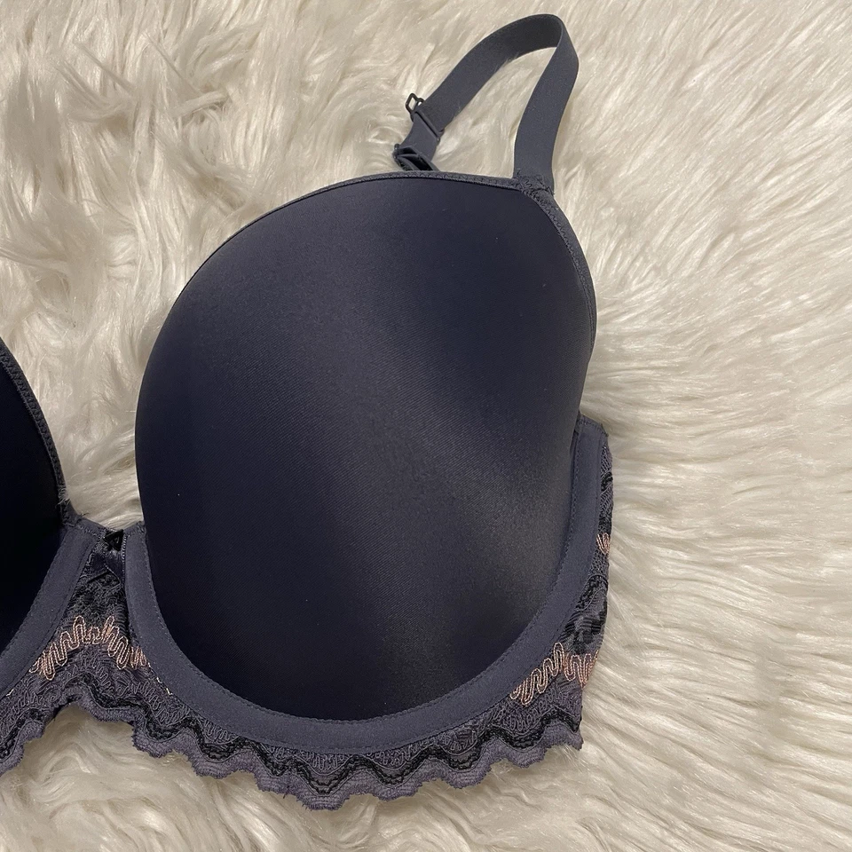 Freya 30I Bra Cinder Festival Vibe Moulded Plunge 5620 Underwire Back Closure - Image 2 of 4