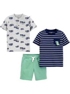 Baby and Toddler Boys' 3-Piece Playwear Set