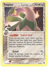 Pokemon Card - Dragon Frontiers 23/101 - TROPIUS (rare) - NM/Mint