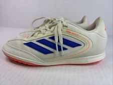Zapato de fútbol sala Adidas Copa Off White azul lúcido melocotón para mujer 4,5 sin caja