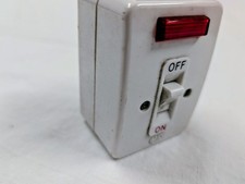 MK  20 Amp Double Pole DP Switch With Neon Surface Compact