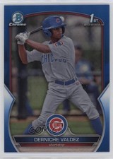 2023 Bowman Chrome Prospects Blue Refractor 4/150 Derniche Valdez #BCP-231 y6z