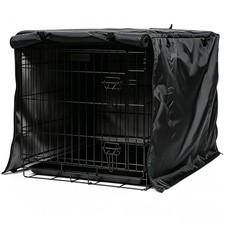 Dog Crate Cover Heavy Duty Polyester, Universal Pet Kennel Cover, Windproof S...