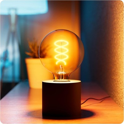 SSC-LUXon NAMBI kleine Tischlampe LED mit Kabel inkl. Vintage Retro E27