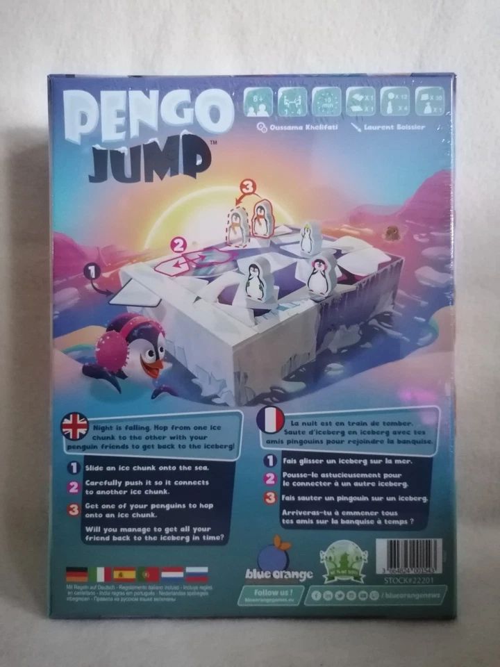 Jeu de société neuf PENGO JUMP - Blue Orange - Hot Games Cool Planet - 2022 - Photo 2/2