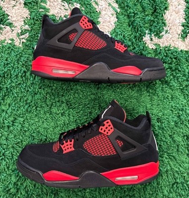 Size 10.5 Men s - Air Jordan 4 Retro  Red Thunder  SKU CT8527-016