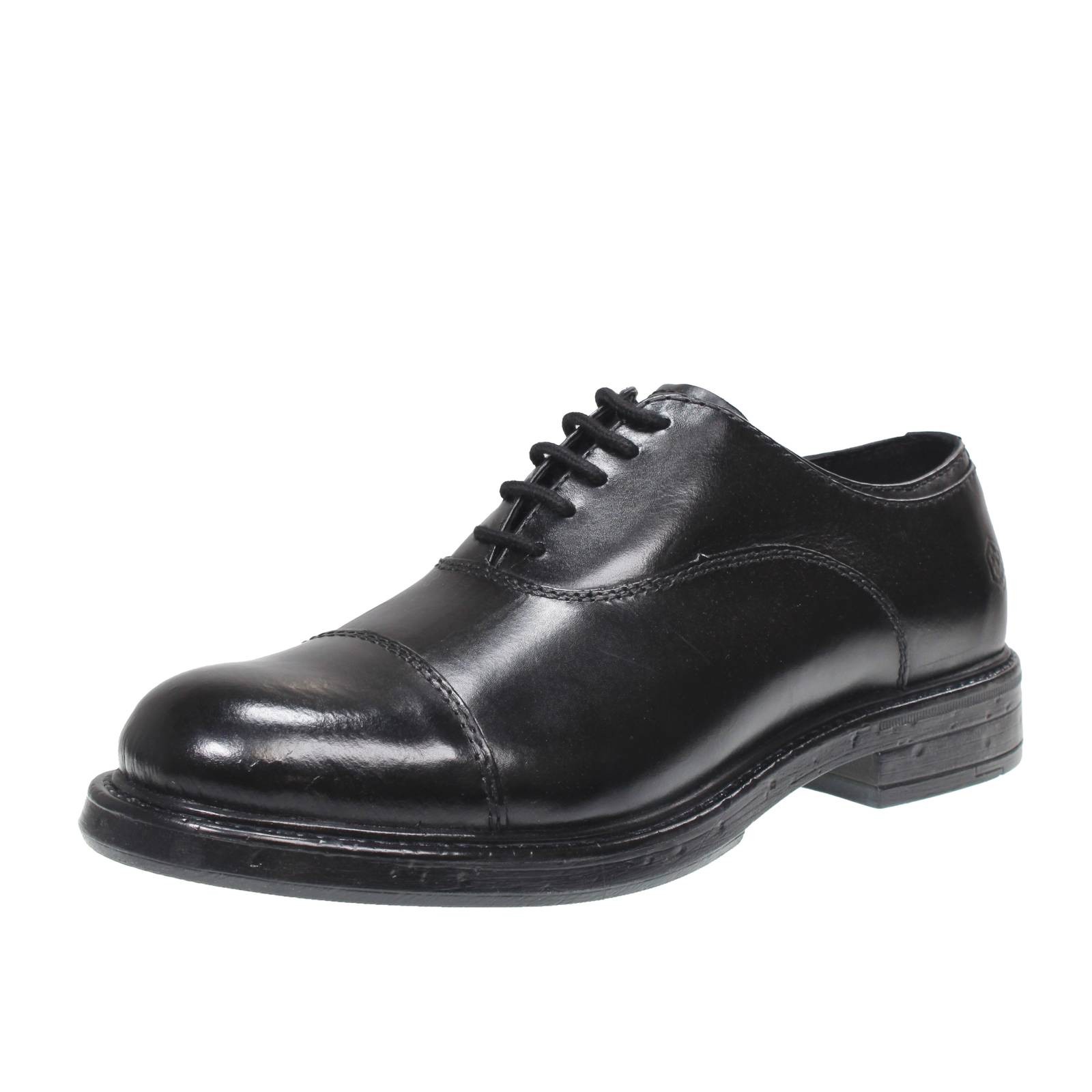 Lumberjack Jules - Oxford Schnrer aus schwarzem Leder - Gre 41 263 cm Schuhe 20290₽