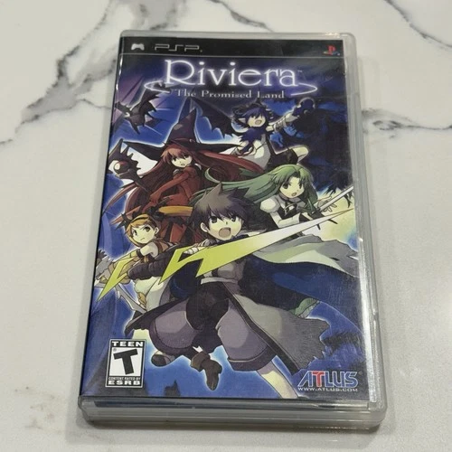 Riviera: The Promised Land (PSP, 2002 ATLUS) Complete CIB Manual TESTED
