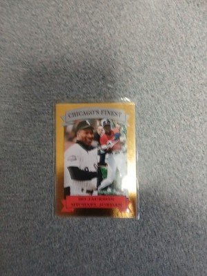 Bo Jackson Michael Jordan 1991 AAmer Spirts Chicago's Best # 09013