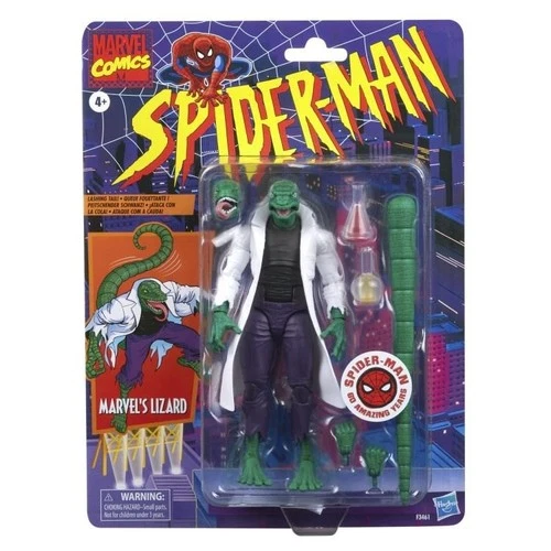 Marvel Legends Lizard Spiderman retro wave nuevo