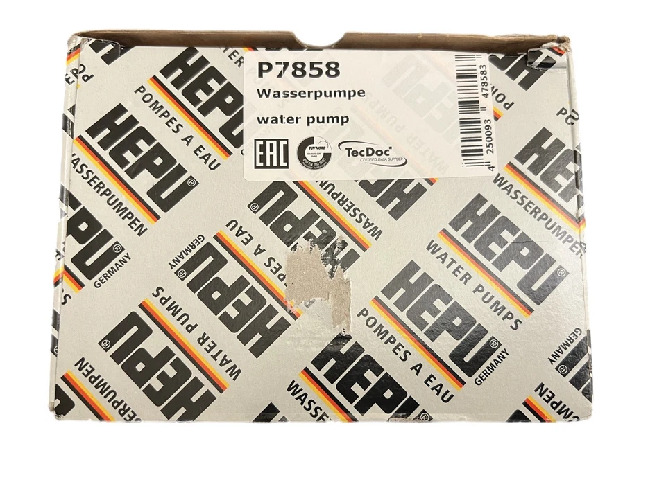 Bomba de agua HEPU P7858 para TOYOTA AURIS, C-HR, COROLLA sin junta Foto 3 de 4