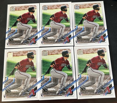 Daulton Varsho 2021 Topps Series 1 Rookie RC #10 Dbacks (x6)