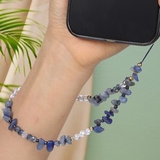 3 Pcs Mobile Phone Pendant Lanyard Chain Bead Strap Charm Beaded Charms